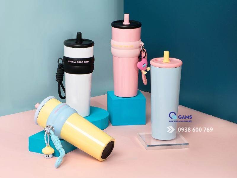 Ly giữ nhiệt quà tặng nhân viên nữ