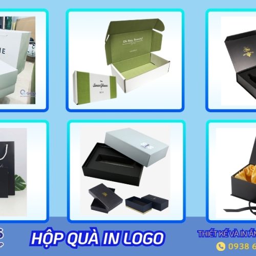 Xưởng cung cấp hộp quà in logo theo yêu cầu