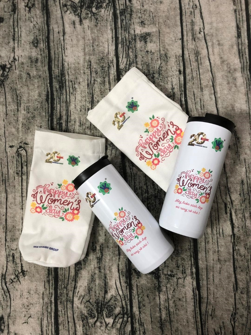 Cốc giữ nhiệt Coffee nắp bật 400ml quà tặng