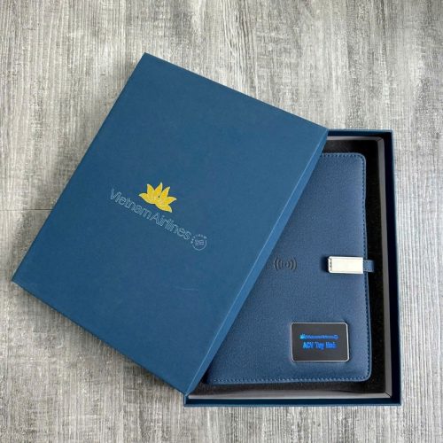 sổ da quà tặng cao cấp vnairline