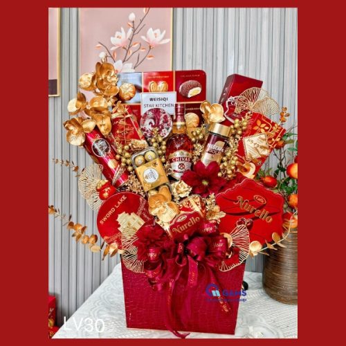 Giỏ quà Tết LV30 chivas12