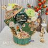 Giỏ quà Tết doanh nghiệp LV23- giỏ nứa