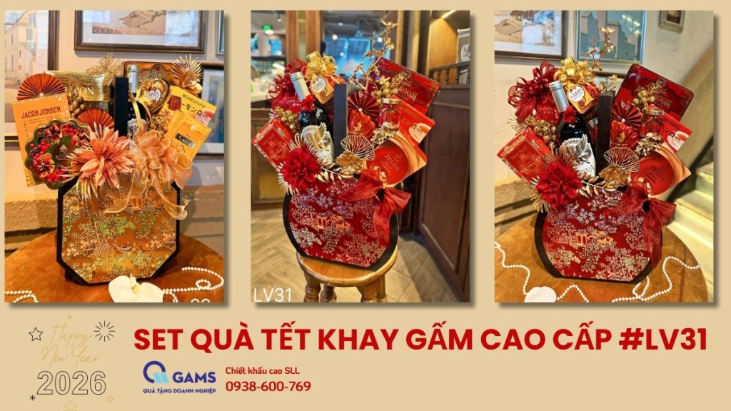 Giỏ quà tết doanh nghiệp cao cấp