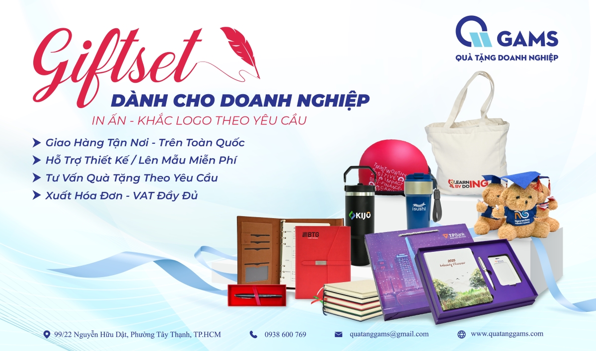 giftset qua tang cao cap cho doanh nghiep