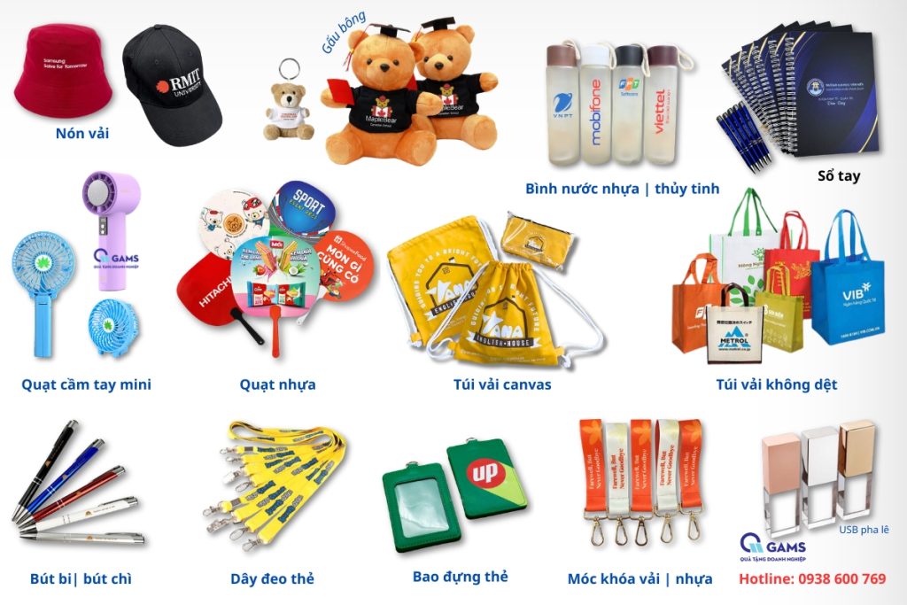 Quà tặng hội chợ triển lãm thu hút khách tham quan booth doanh nghiệp