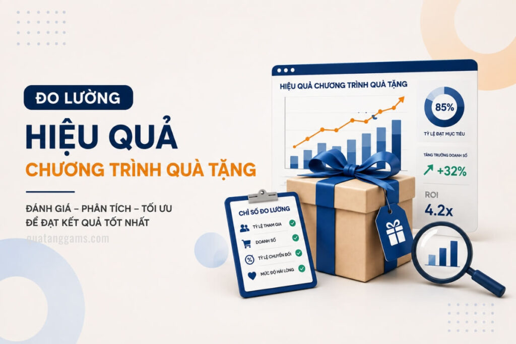 Đo lường hiệu quả chương trình quà tặng marketing quà tặng doanh nghiệp