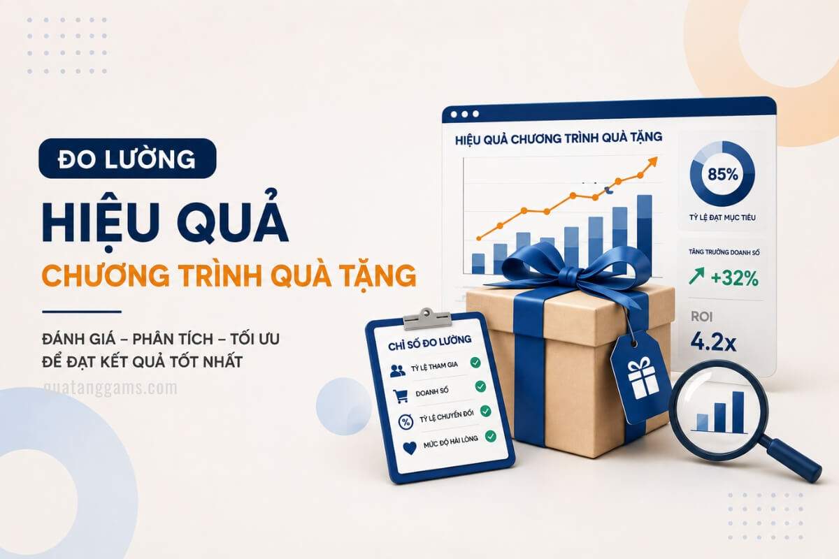 Đo lường hiệu quả chương trình quà tặng marketing quà tặng doanh nghiệp