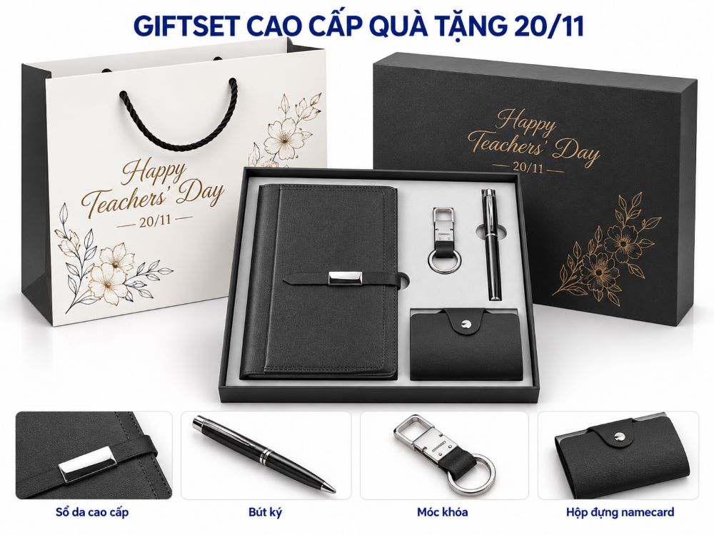 Bộ quà tặng cao cấp cho thầy cô ban giám hiệu